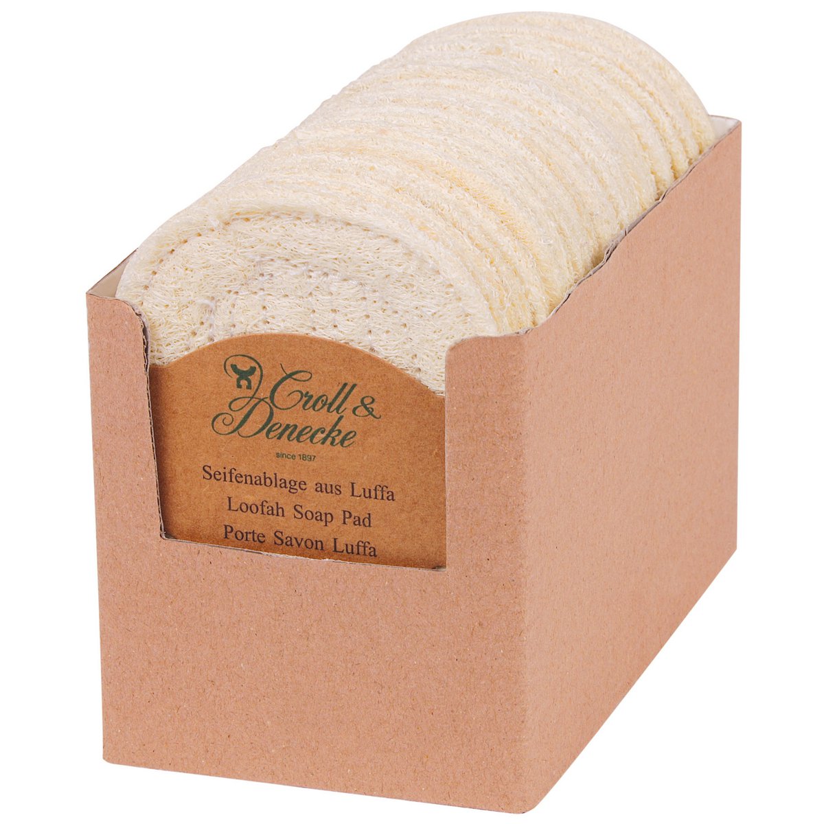 Loofah soap dish