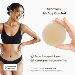 Neats Grippy Silicone Nipple Covers - 1 pair (Caramel)