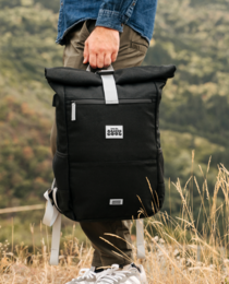 Polar Explorer - Wasserdichter Hanfrucksack Schwarz