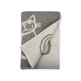 Legende kat plaid - 100% nz uld