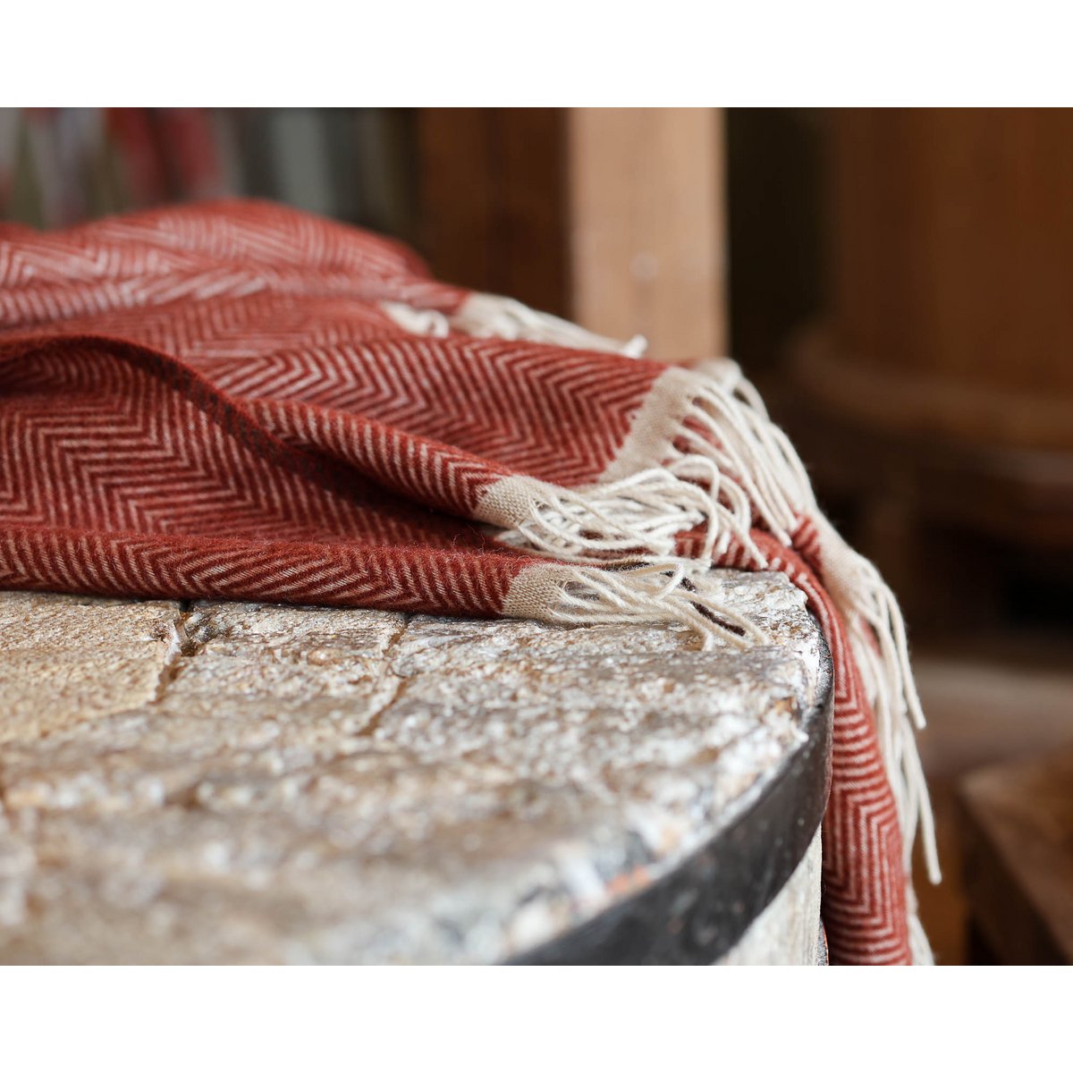 Wool Throw Blanket Denver Terra