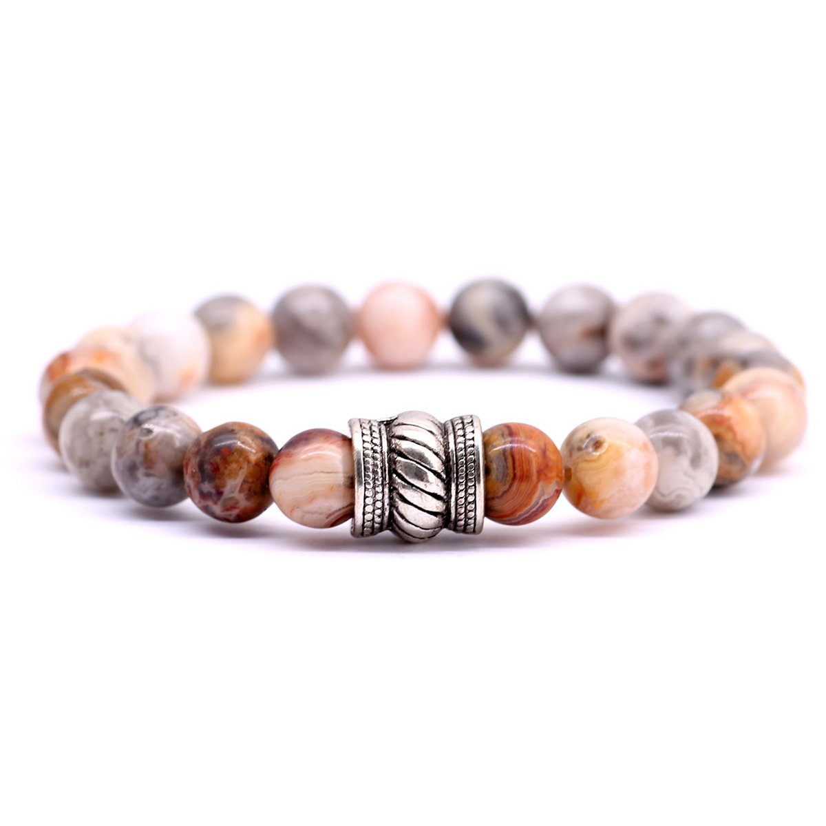 Bali Set Crazy Agate x Brown Tiger Eye