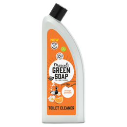 Orange and jasmine scented toilet cleaner in 750ml bottle. Made with plant-based ingredients.