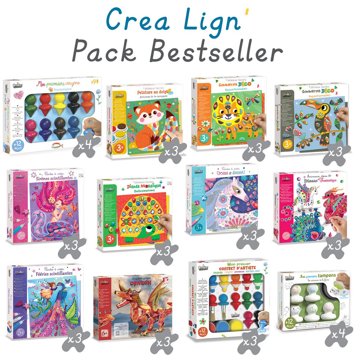 Bestseller Pack ✨ Créa Lign'
