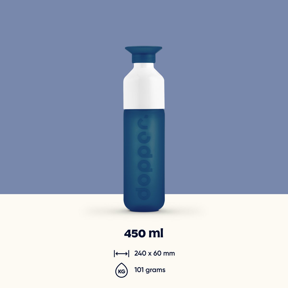 Dopper Original wiederverwendbare Wasserflasche Cosmic Storm 450 ml