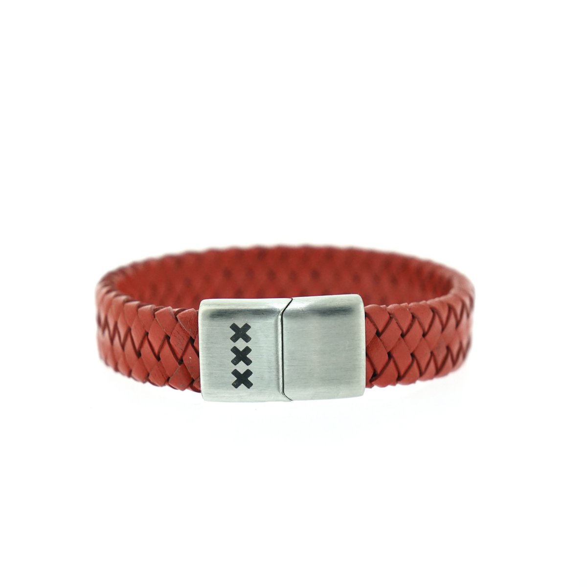 Pulsera de Cuero Rojo | MOKUM