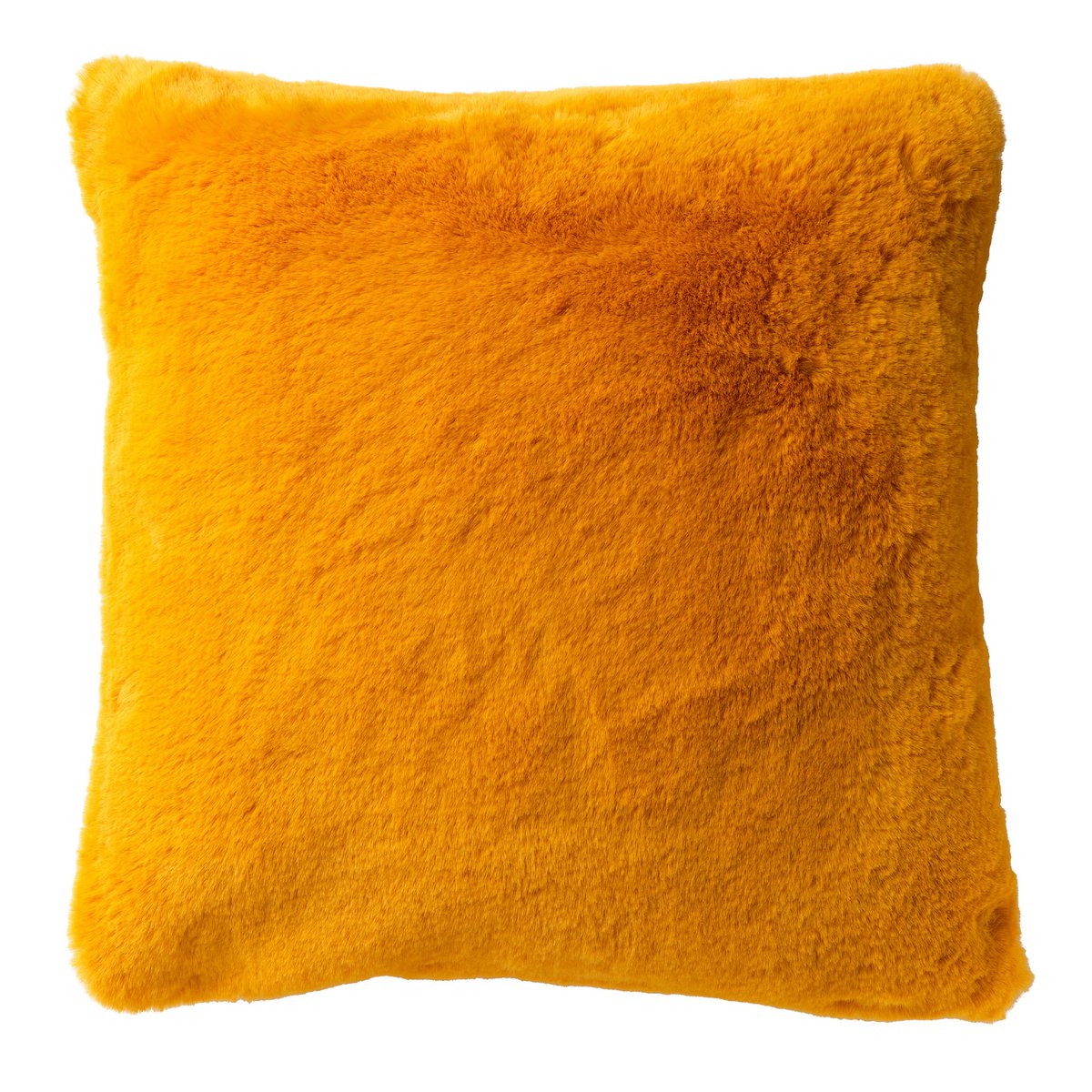 Dutch Decor ZAYA - Cushion 60x60 cm - Faux fur look - Extra large - Golden Glow - Yellow