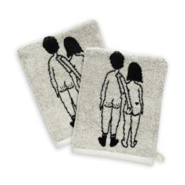 washand set naked couple back