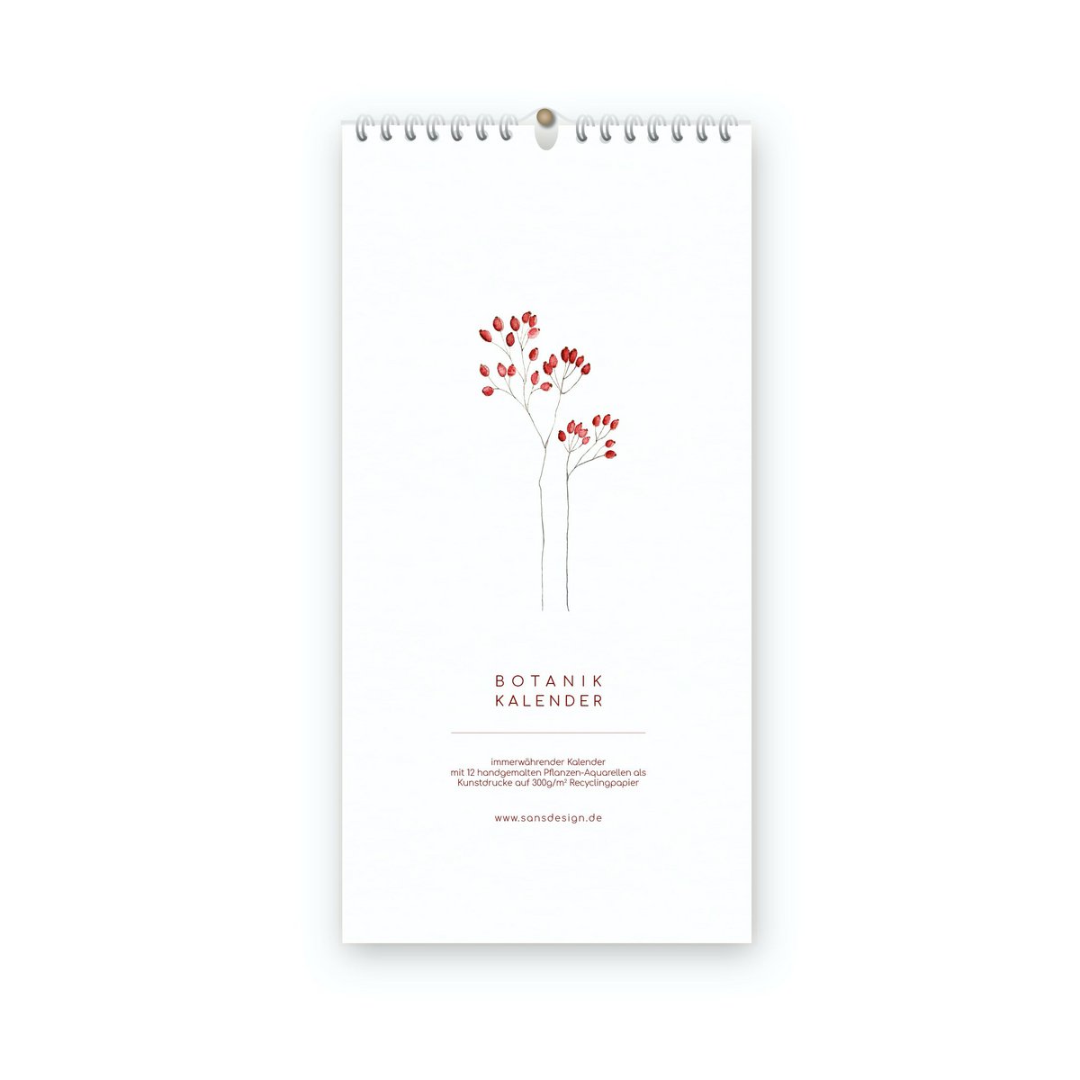 immerwährender Botanik-Kalender