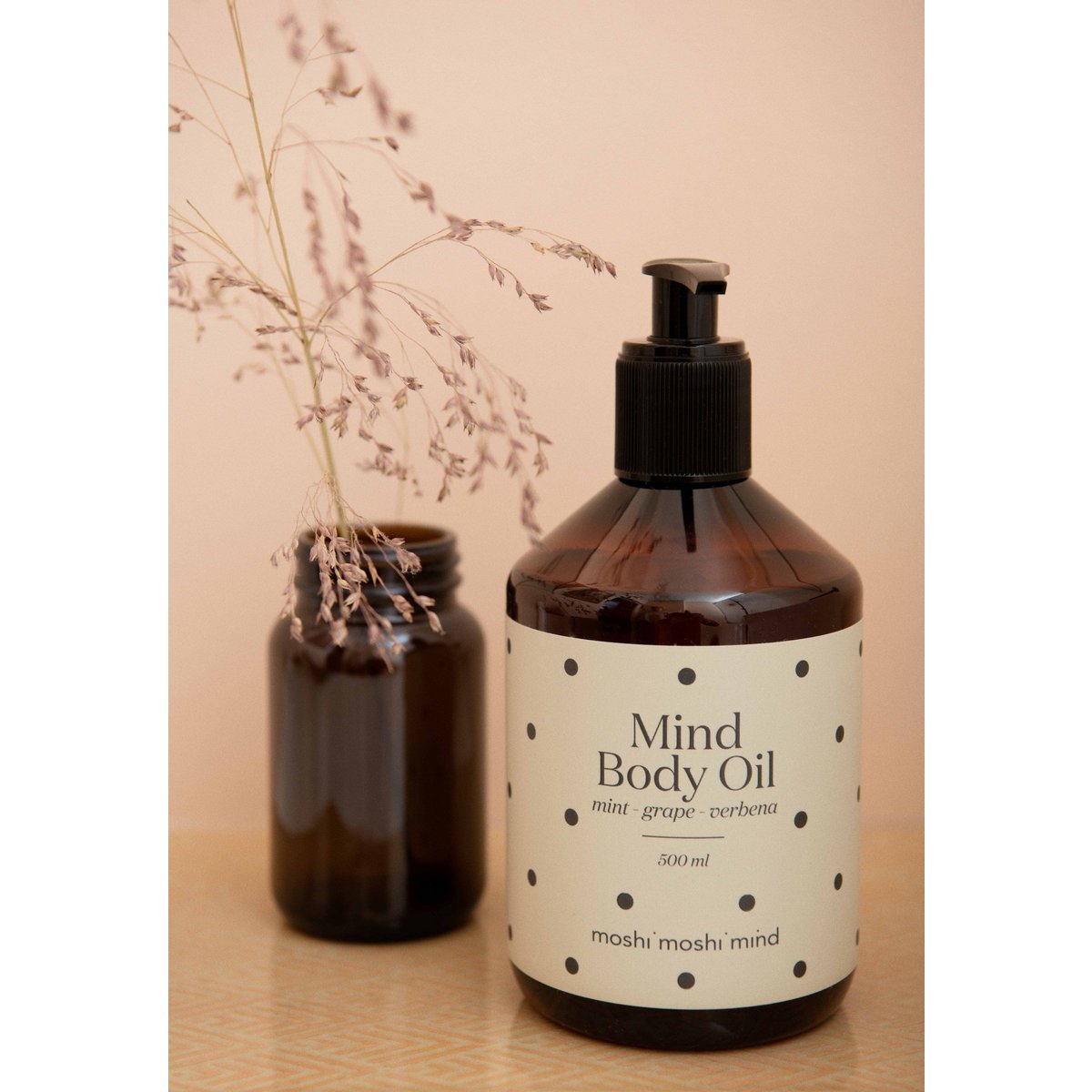 dotted body oil
