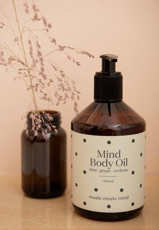 dotted body oil