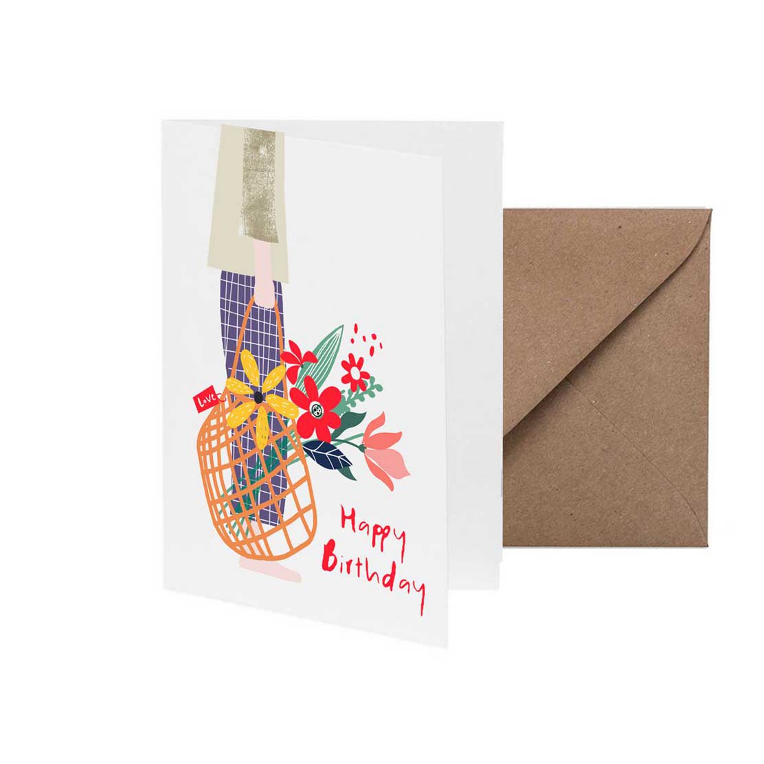 Greeting card happy birthday