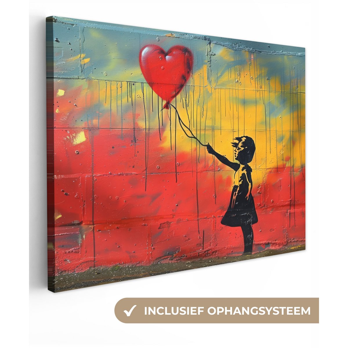Leinwand Malerei - Wanddekoration Banksy Sty
