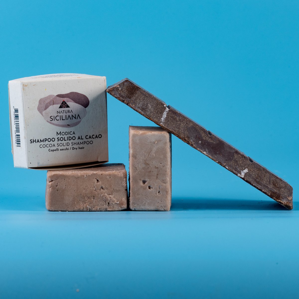 Shampoing Solide Chocolat pour Cheveux Secs