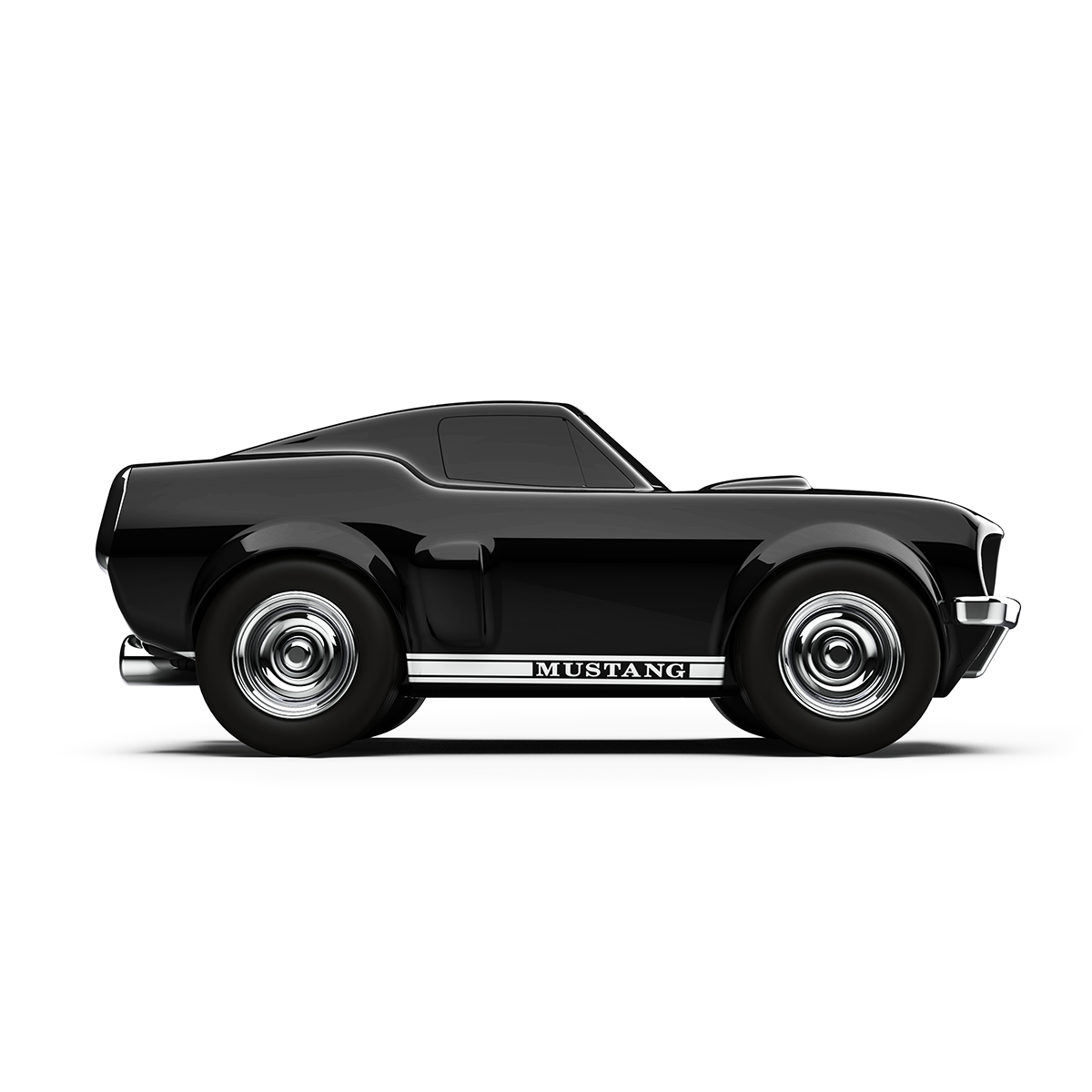 Kleine raceauto Ford Mustang Black