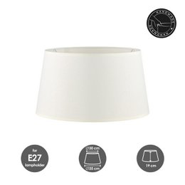 Home Sweet Home Stoffen Lampenkap Beige - 35 x 30 x 19 cm