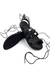 Women Black Lace Up Sandals, Leather Gladiator Sandals, Lace Up Greek Sandals, Women Gladiator Greek Leather Sandals, Leather Sandals Women