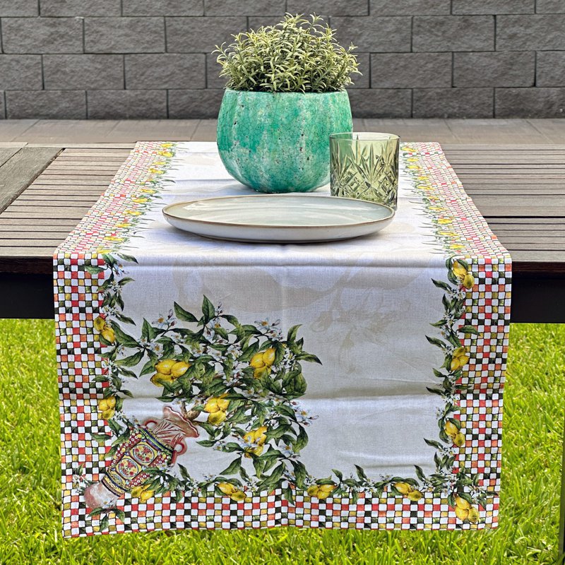 Chodnik 45x150cm 100% Bawełna - Cytryna