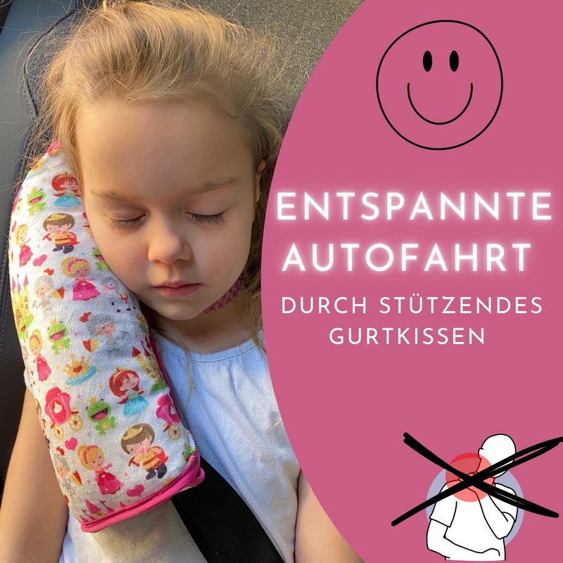 Car sleeping pillow princess