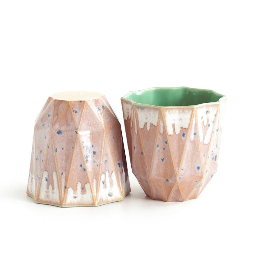 Small Poly Cup - Jade Aster