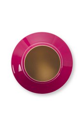 Vase Metal Pink 14x28cm