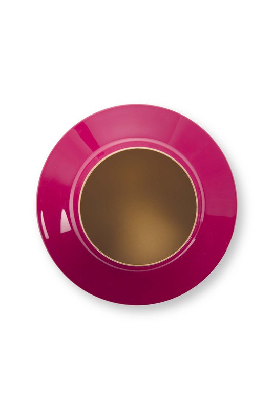 Vase Metal Pink 14x28cm