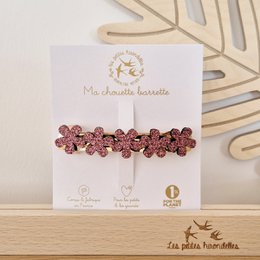 Molletta con clip - Fiori