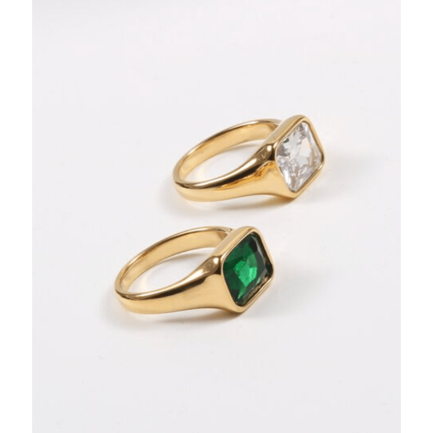 Andrei - Women’s Diamond Signet Ring