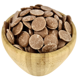 Cioccolato al latte biologico in pistole sfuse