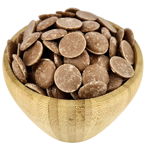 Cioccolato al latte biologico in pistole sfuse