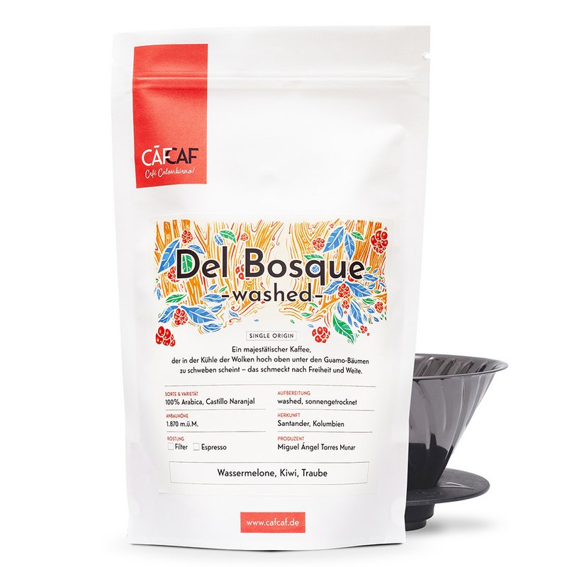 Kaffee Del Bosque Washed fermentiert
