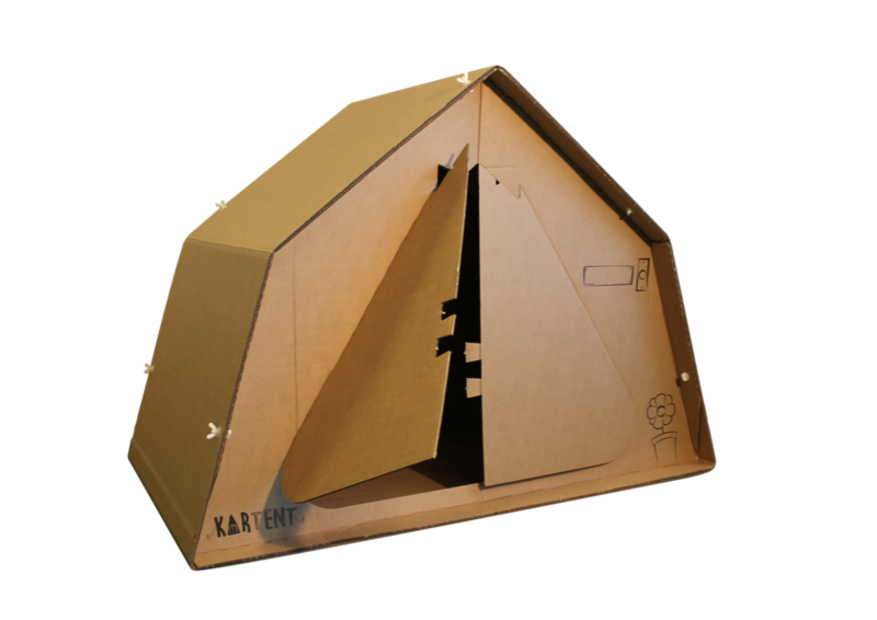 Kartonnen Tent voor kinderen - de KarTent Junior