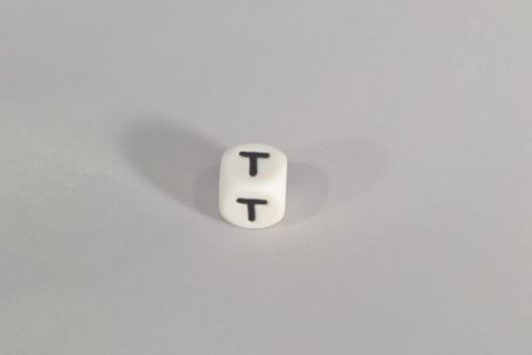 Buchstabe T Silikonperle