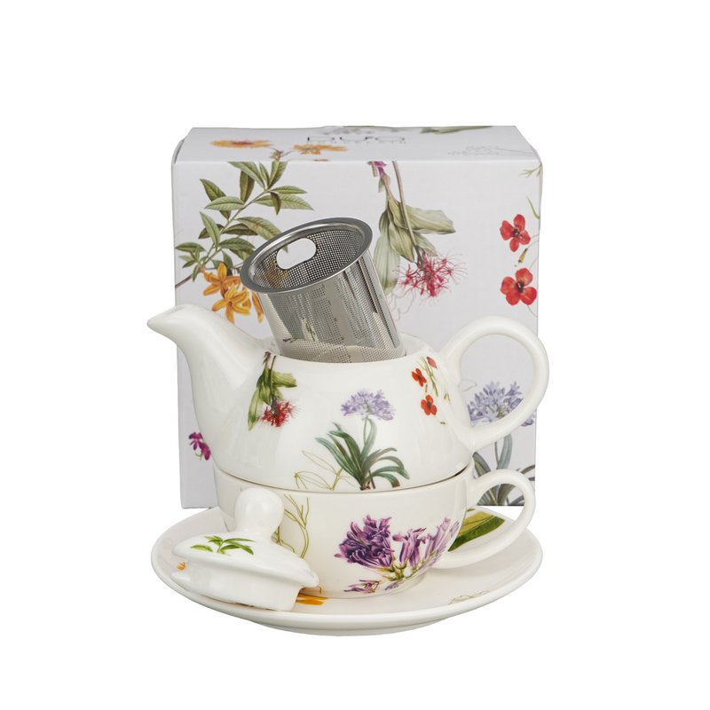 DUO FLOWERS Tea for One, 350ml, COLORS OF NATURE, Giftbox