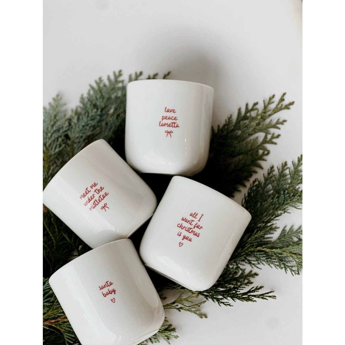 Becher Tasse X-Mas rot