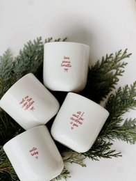 Becher Tasse X-Mas rot