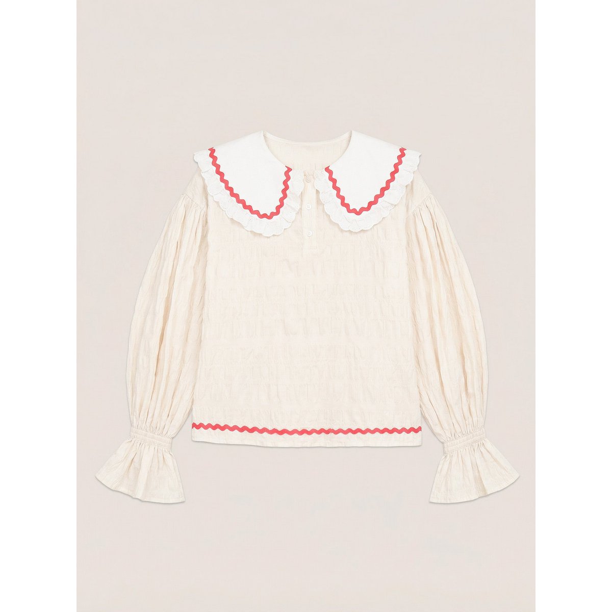 Offduty Cream Pyjama Blouse