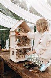 Wooden furnitures for dollhouse, Miniature furnitures