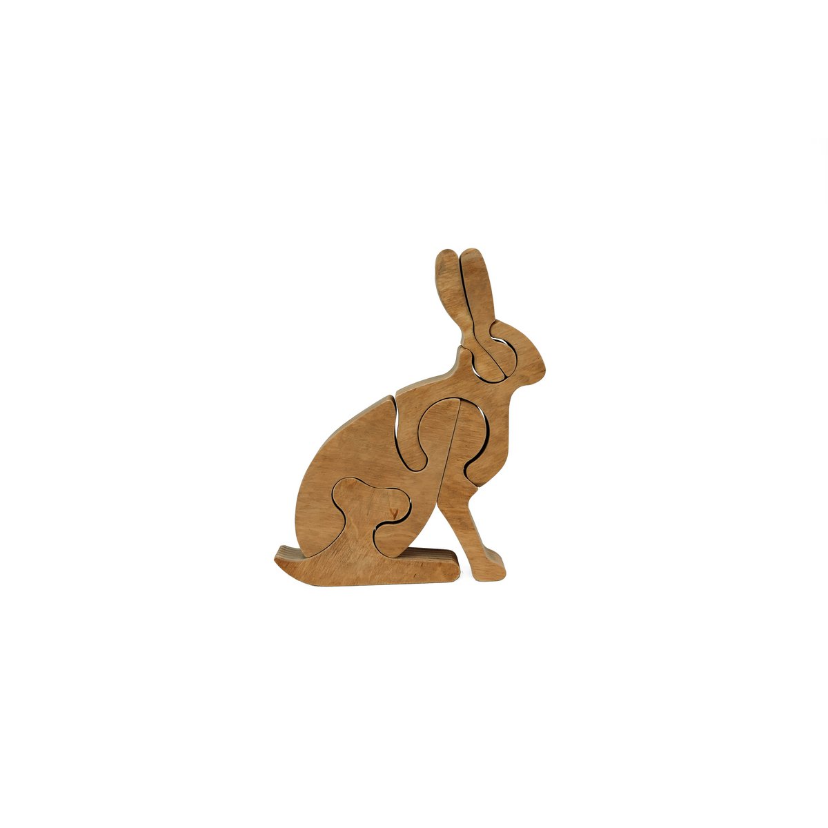 Holzpuzzle Hase