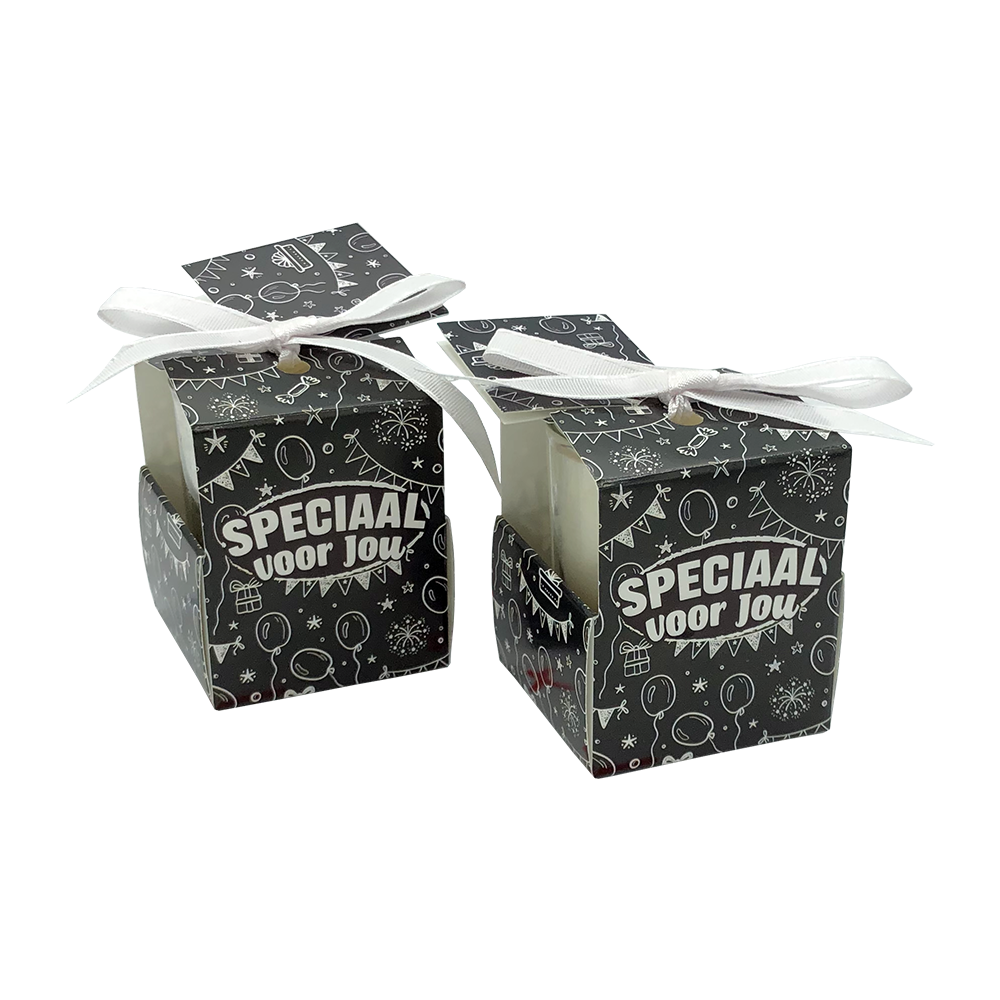 Wish Candle With Charm Black & White – “Specially For You”