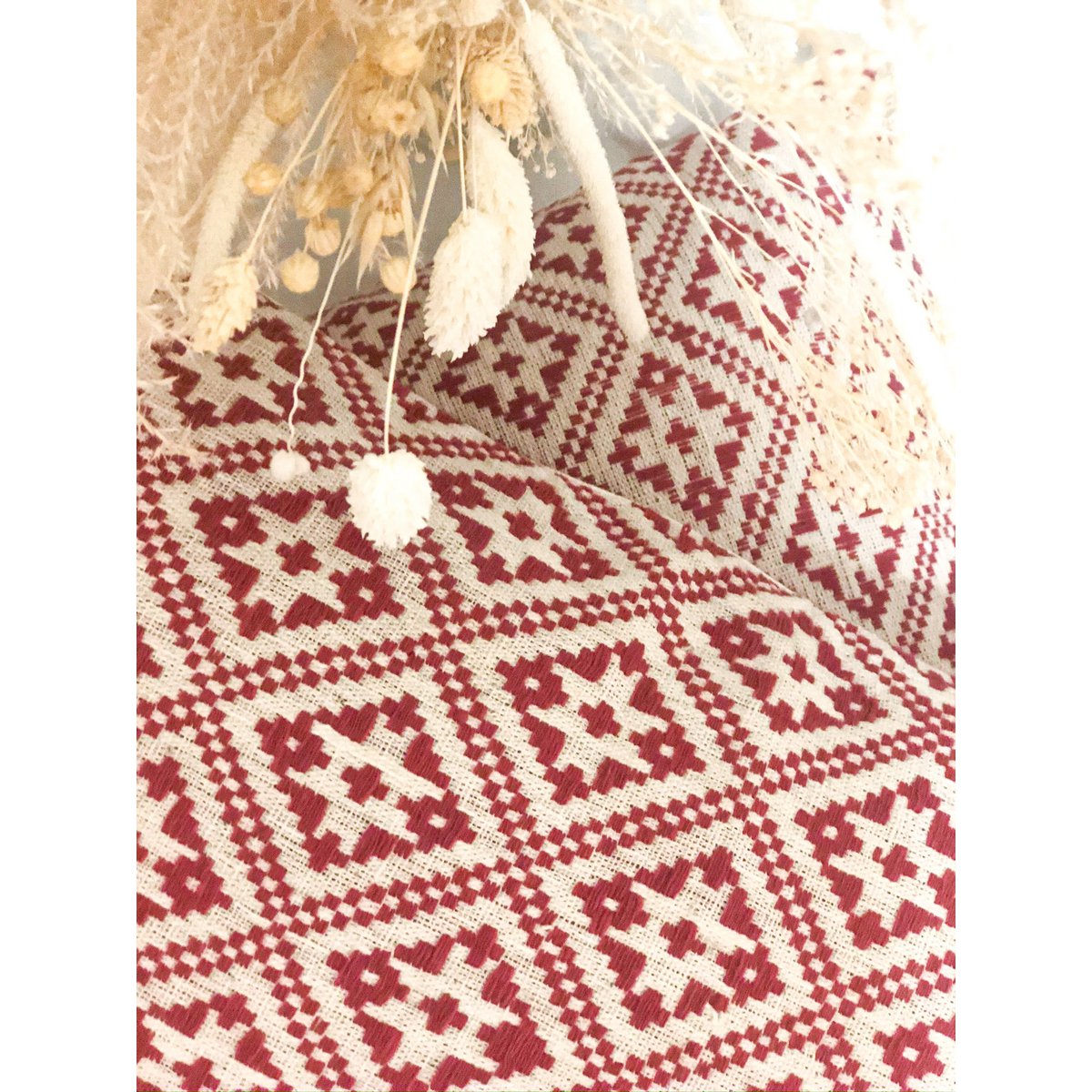 Funda Cojín Decorativo Dokmai Rojo
