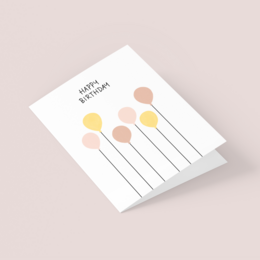 Eco Greeting Card — Birthday Celebration