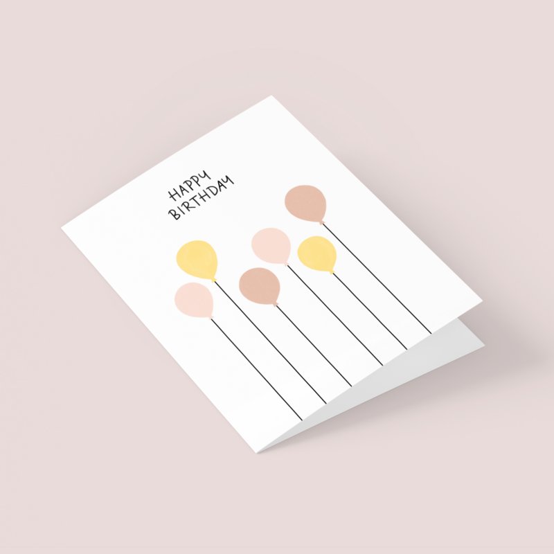 Eco Greeting Card — Birthday Celebration