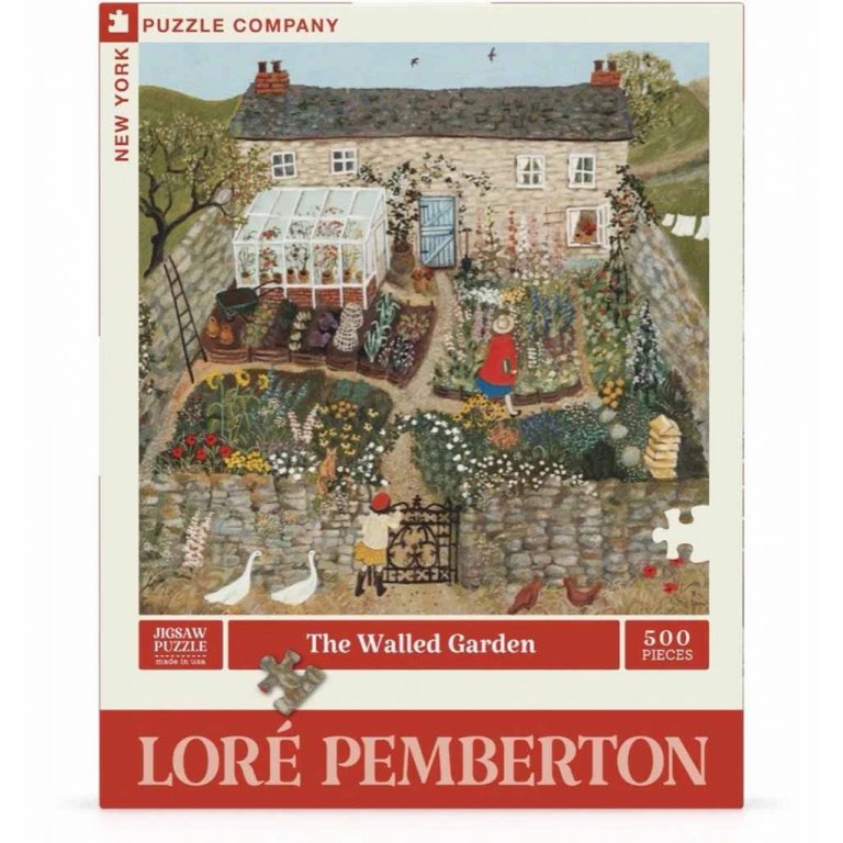 New York Puzzle Company Puzzle The Walled Garden - 500 pieces
