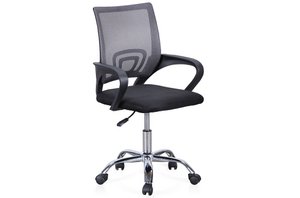 SWIVEL OFFICE CHAIR MODEL VITA BLACK / GRAY OK1113