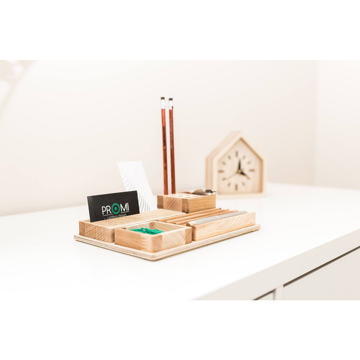 Houten bureau-organizer, Bureau-organizer