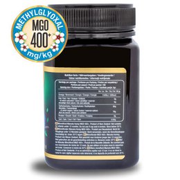 Miel de Manuka 100% pur et brut MGO 400+ (500 grammes)