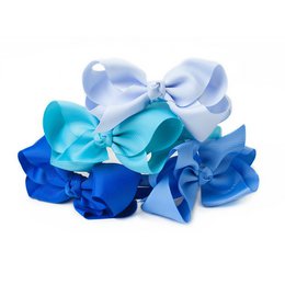 Schleife Stirnband Pastellblau