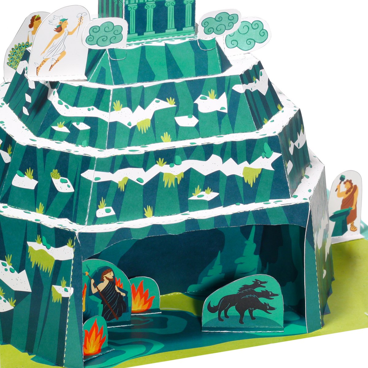 Jouet en papier Mont Olympe