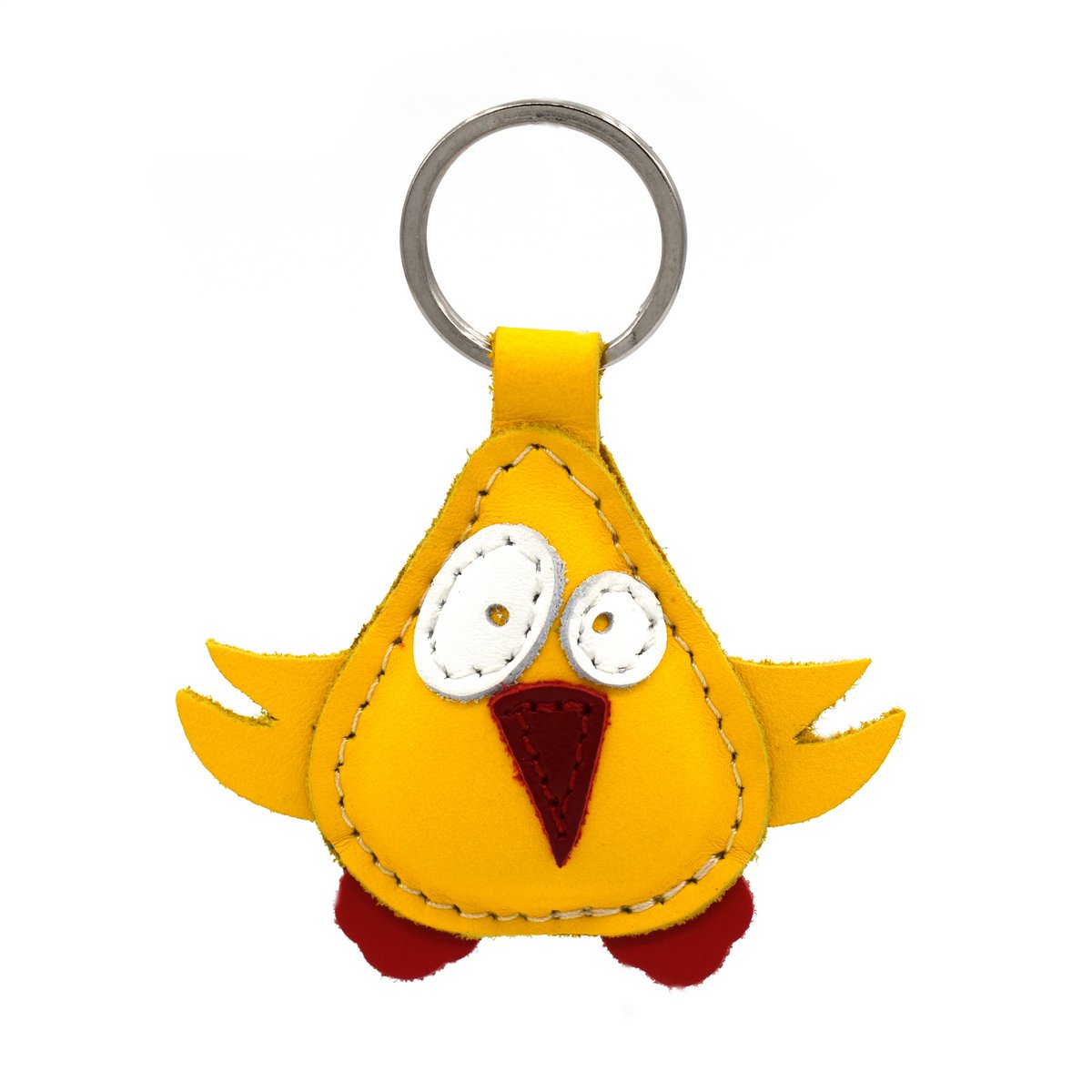 Baby Chick Handmade Leather Keychain